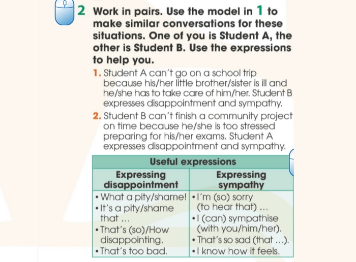 Yêu cầu bài tập Everyday English 2 tiếng Anh 11 Unit 9 Communication and Culture