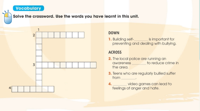 Yêu cầu của bài tập Vocabulary tiếng Anh 11 Unit 9 Looking Back