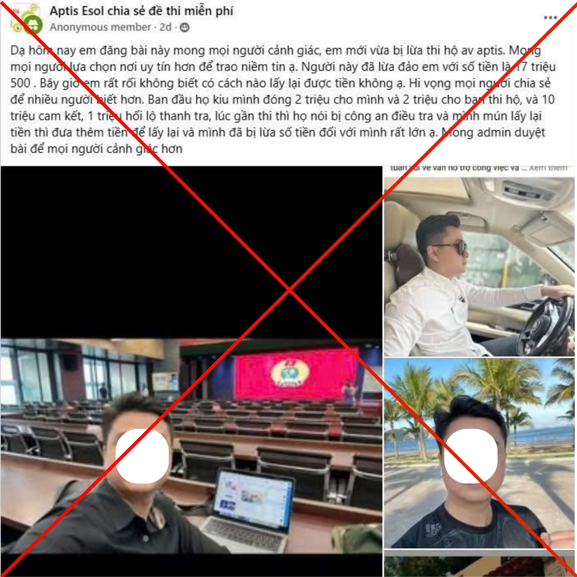 Yêu cầu chuyển tiền rồi biến mất một cách bí ẩn