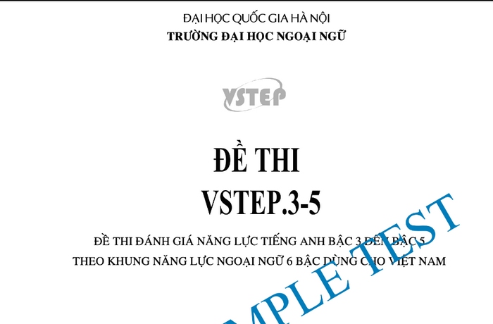 Việc luyện tập với đề thi mẫu VSTEP Đại học Ngoại ngữ - ĐHQG Hà Nội sẽ giúp bạn hạn chế bỡ ngỡ khi tham gia thi thật
