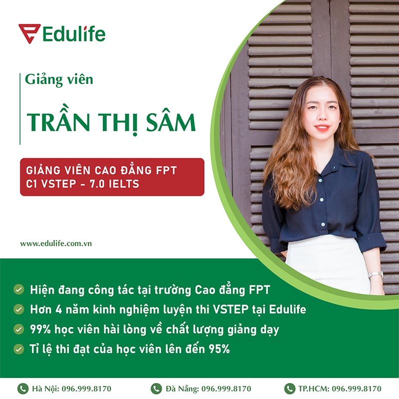 Giáo viên Cô Trần Thị Sâm