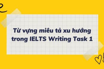 từ vựng miêu tả xu hướng