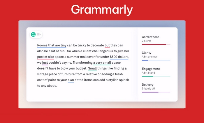 Website sửa bài IELTS Writing Grammarly 