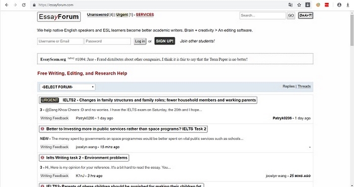 Essay forum là diễn đàn học thuật trực tuyến, nơi người học IELTS có thể đăng bài viết và nhận phản hồi từ cộng đồng