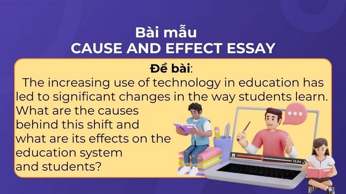 Một đề bài mẫu đề Writing Task 2 dạng Cause and Effect