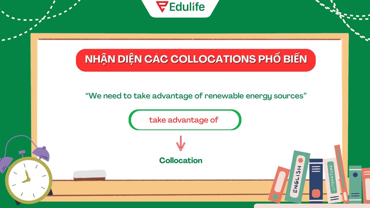 Nhận diện các collocations phổ biến và coi chúng như một chunk riêng