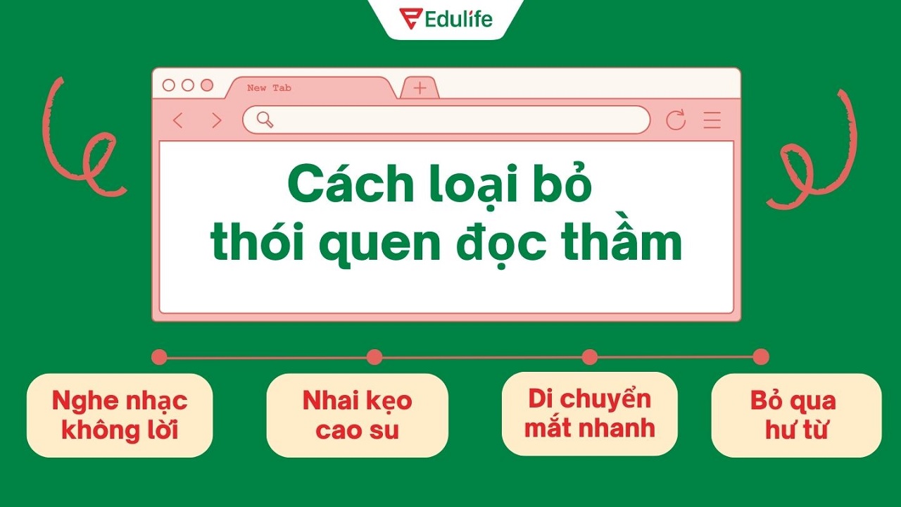 Cách loại bỏ thói quen đọc thầm để cải thiện khả năng Speed Reading