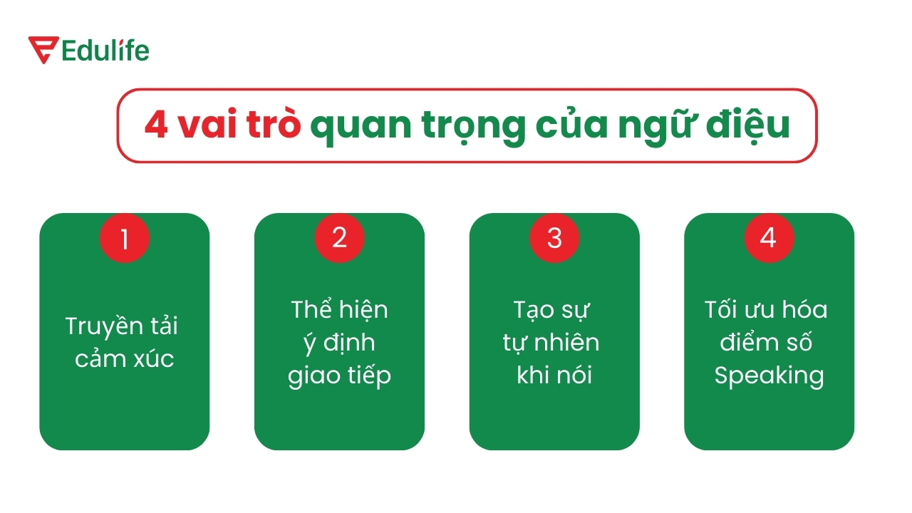 Ngữ điệu đóng vai trò quan trọng trong giao tiếp hàng ngày