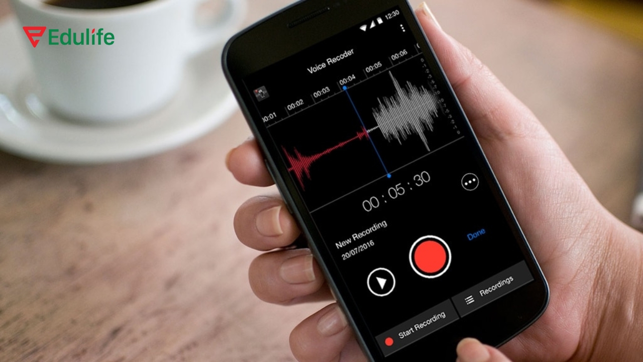 Nên ghi âm mỗi lần luyện tập để dễ dàng nhận diện và khắc phục lỗi sai
