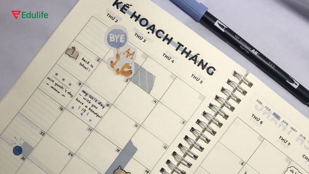 Lên kế hoạch học tập rõ ràng, cụ thể