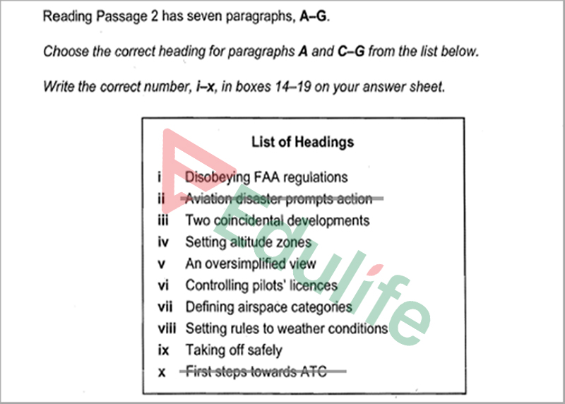 Đọc kỹ toàn bộ các Headings có trong đề bài