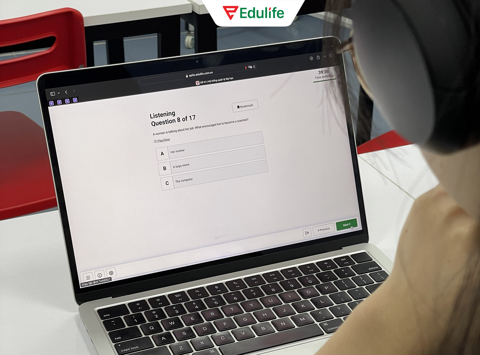 Phần mềm thi thử độc quyền tại Edulife