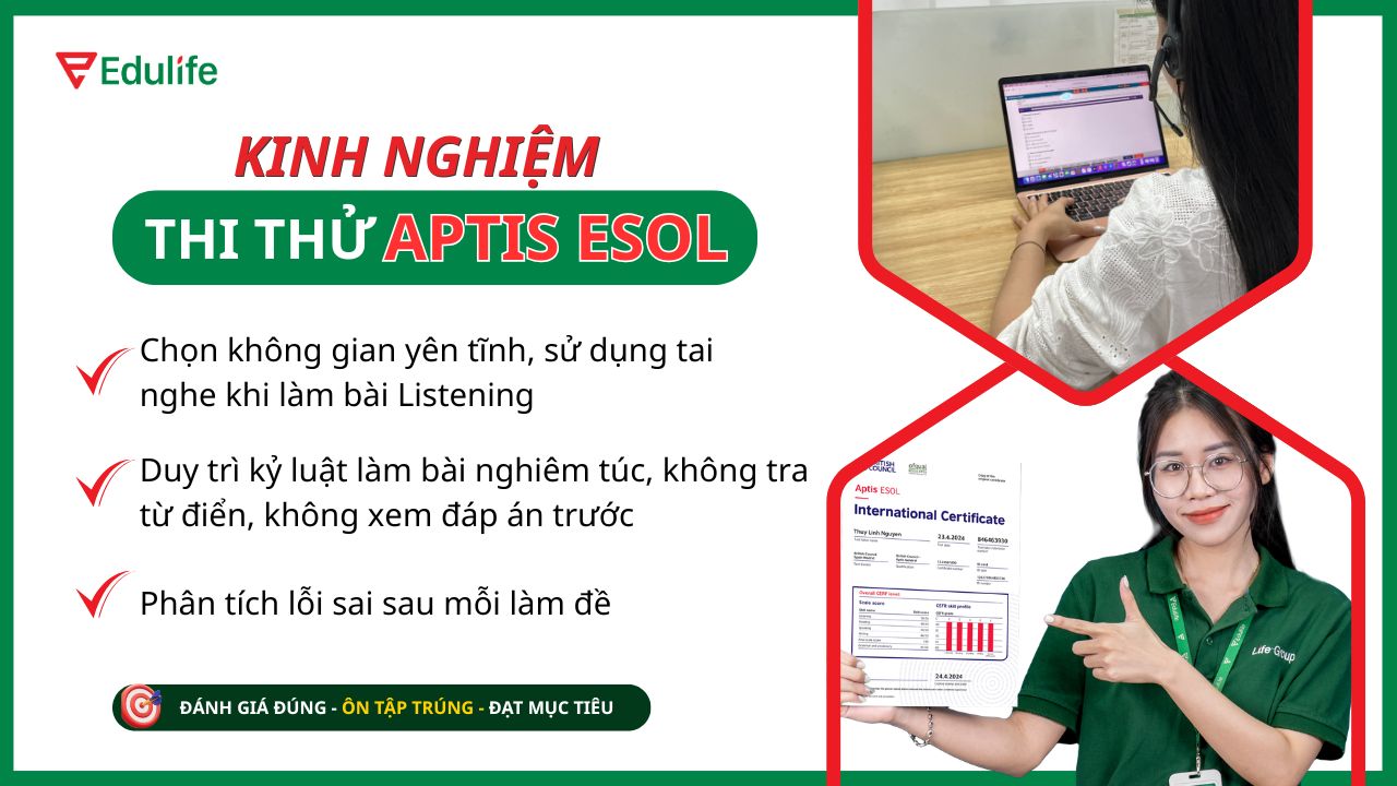 Bạn hãy chọn không gian yên tĩnh khi làm đề để không bị mất tập trung