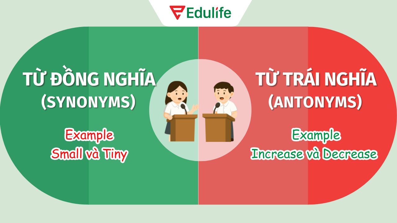 Tổng hợp 500+ từ đồng nghĩa và trái nghĩa tiếng Anh thường gặp
