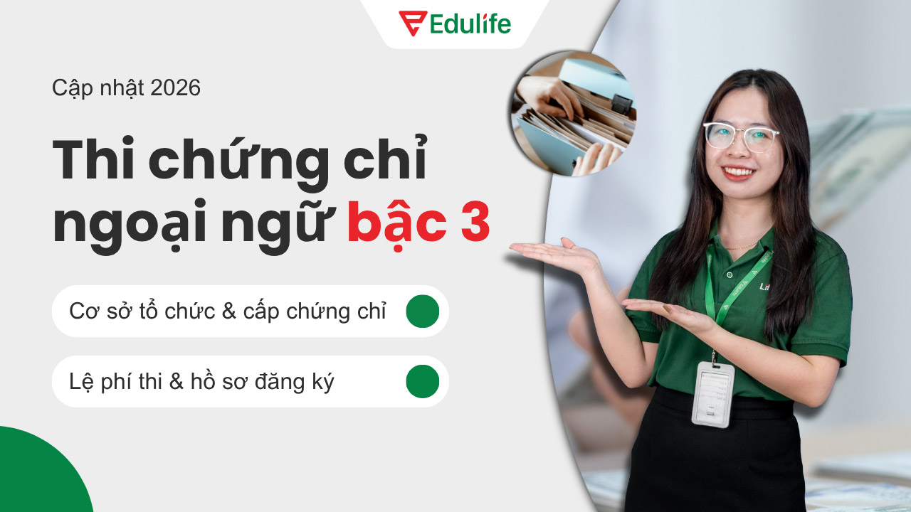 chứng chỉ ngoại ngữ bậc 3