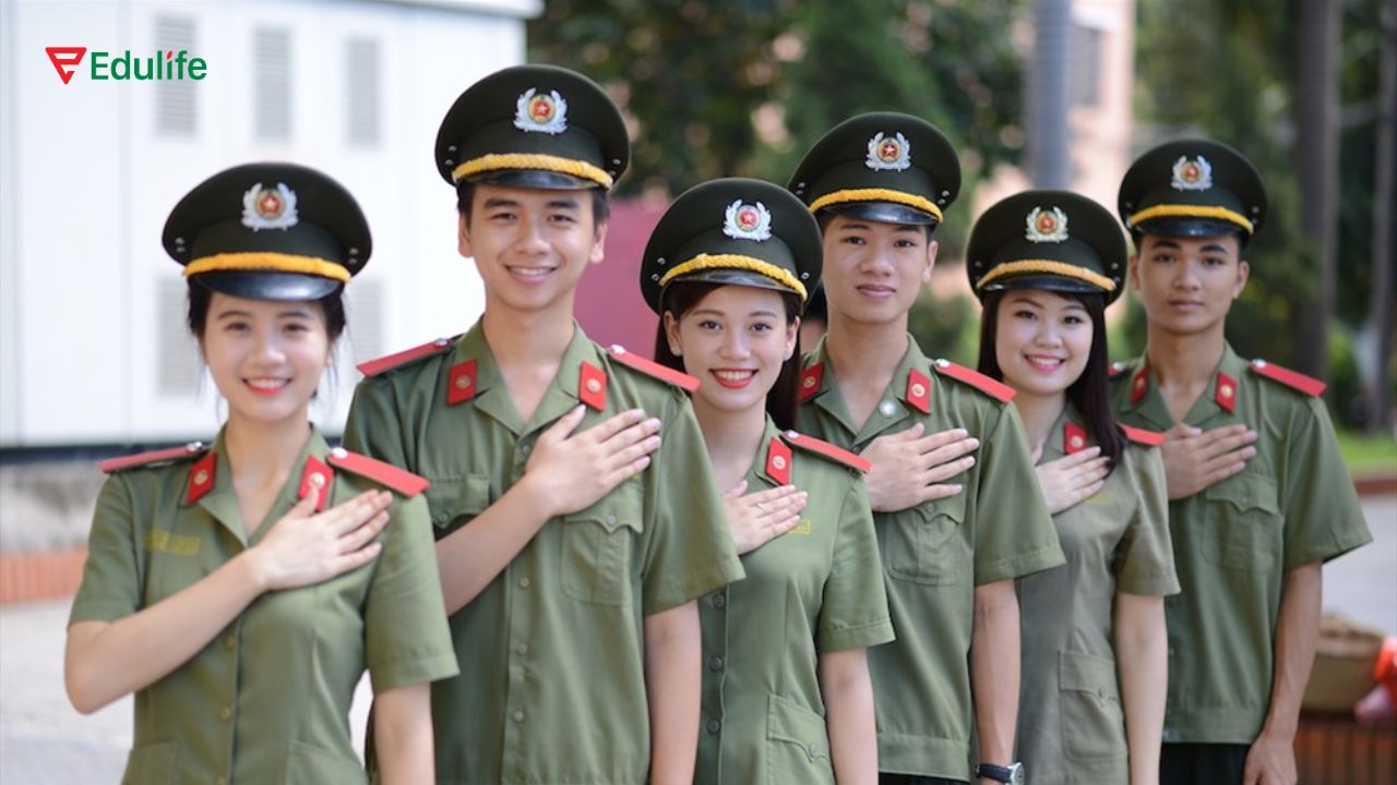 Học viện An ninh Nhân dân nổi bật với môi trường luyện thi nghiêm túc và kỷ luật