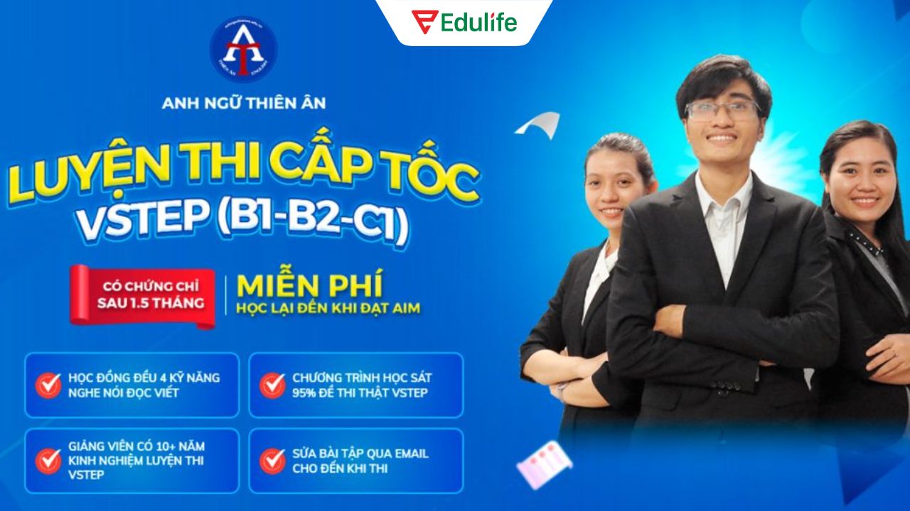 Anh ngữ Thiên Ân có nhiều khóa học cấp tốc giúp đạt chứng chỉ trong thời gian ngắn