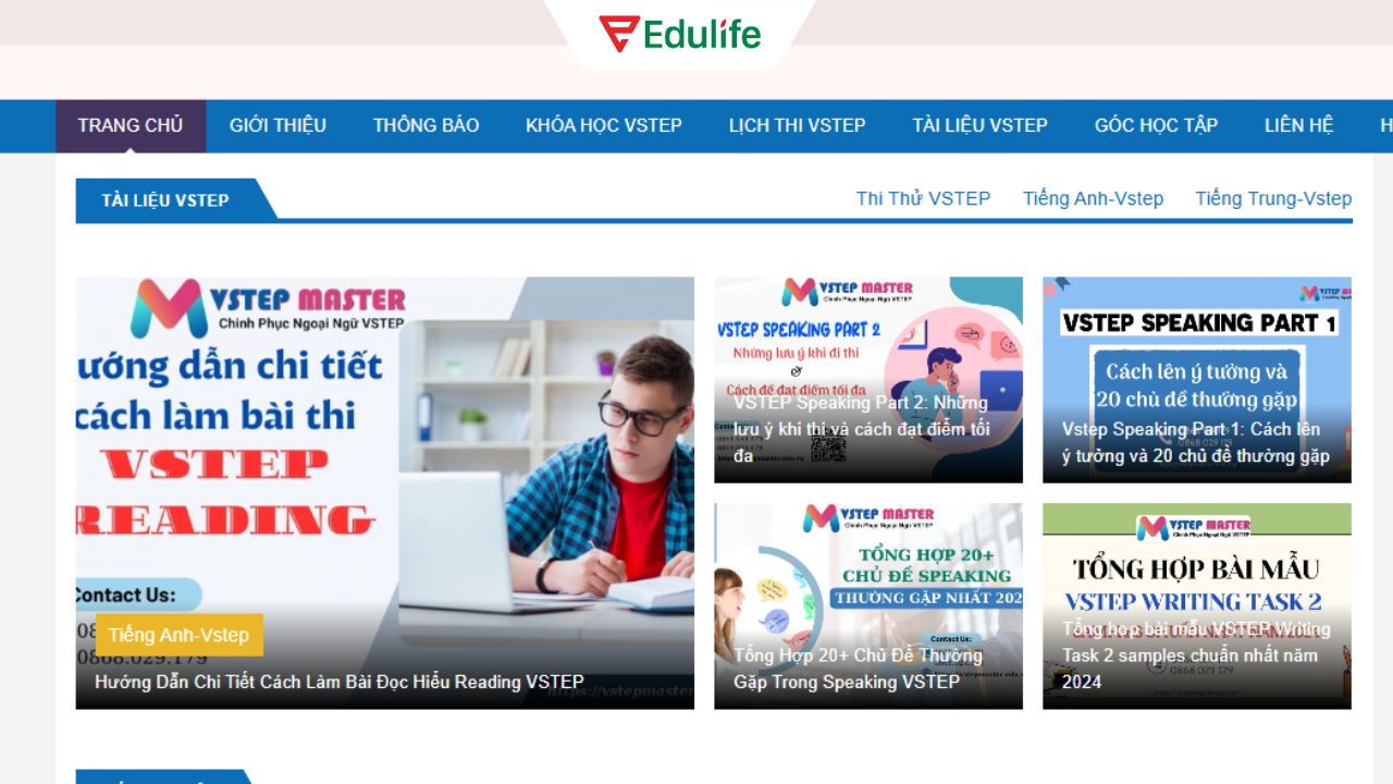 VSTEP Master có tài liệu ôn luyện thi VSTEP riêng biệt, bám sát cấu trúc đề thi thật VSTEP Master có tài liệu ôn luyện thi VSTEP riêng biệt, bám sát cấu trúc đề thi thật