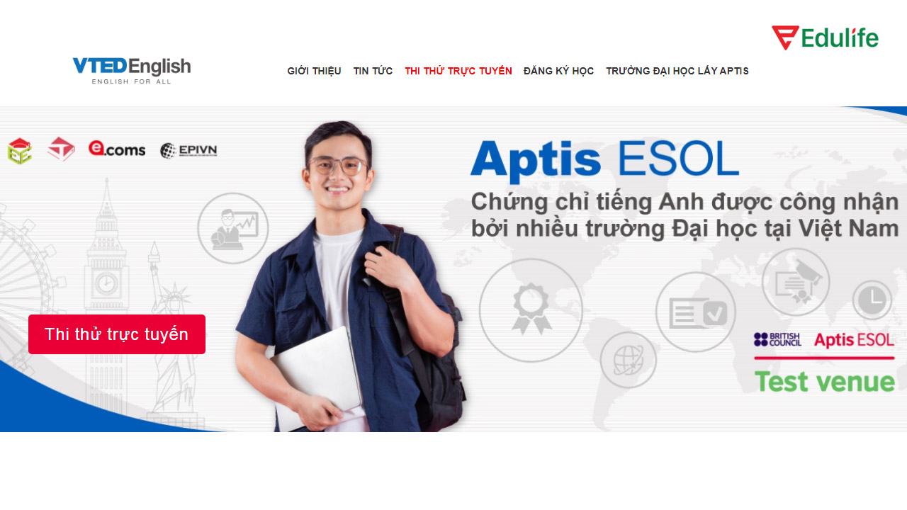 VTED English liên kết với nhiều đơn vị uy tín