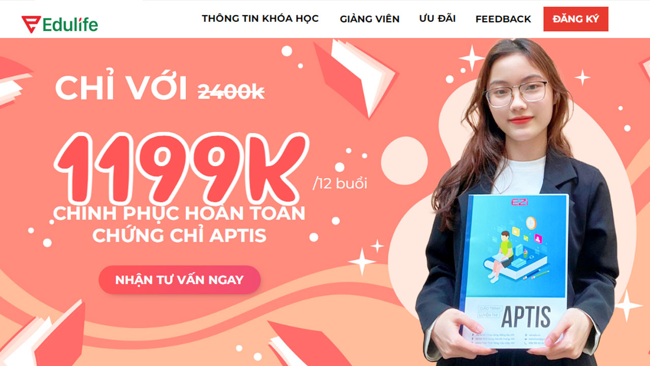 Ezi English School tung nhiều combo luyện thi APTIS hấp dẫn