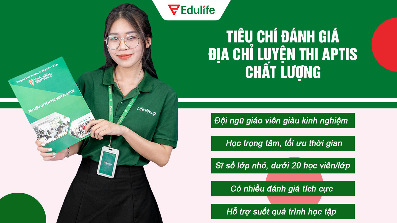 Tiêu chí đánh giá địa chỉ luyện thi APTIS chất lượng