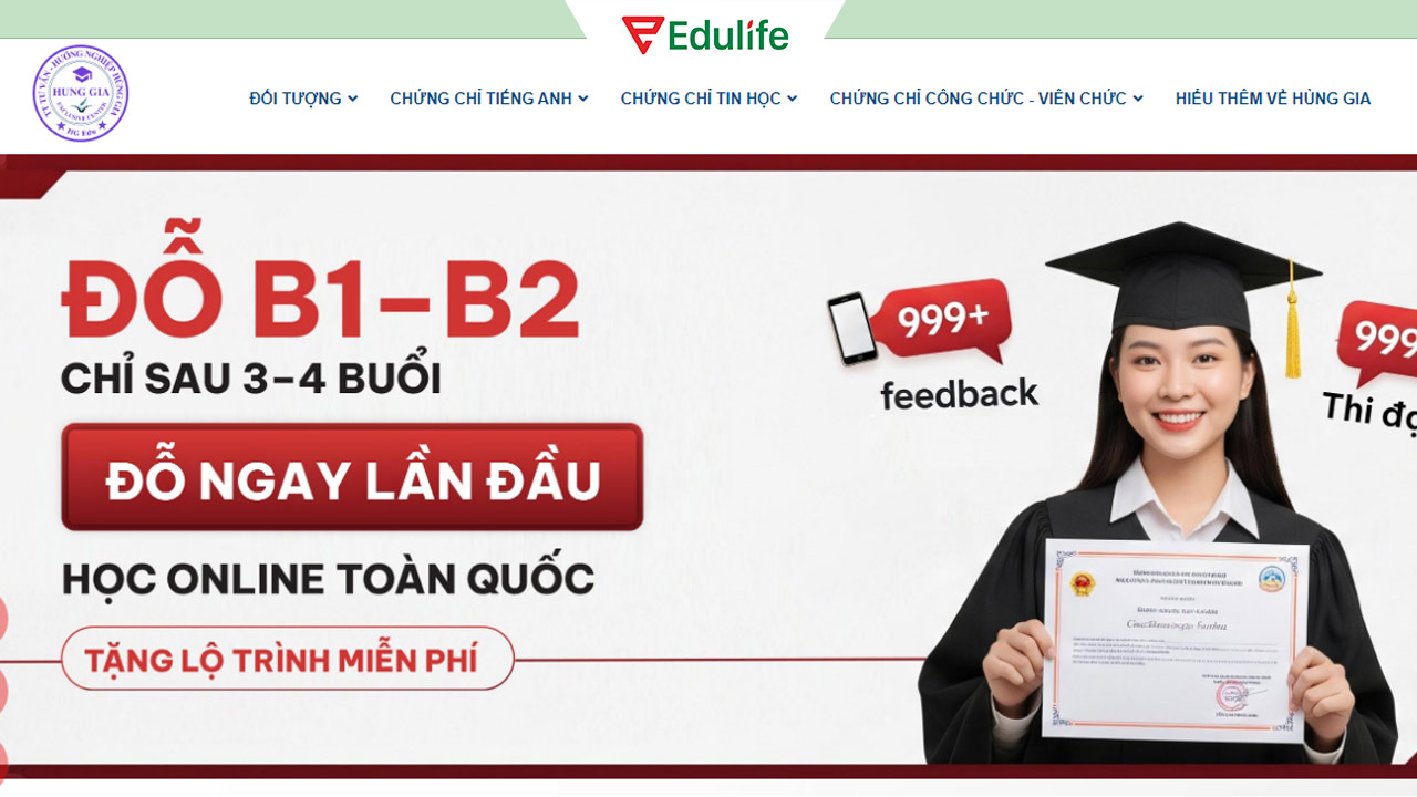 Hùng Gia Edu có cả chi nhánh tại Hải Phòng