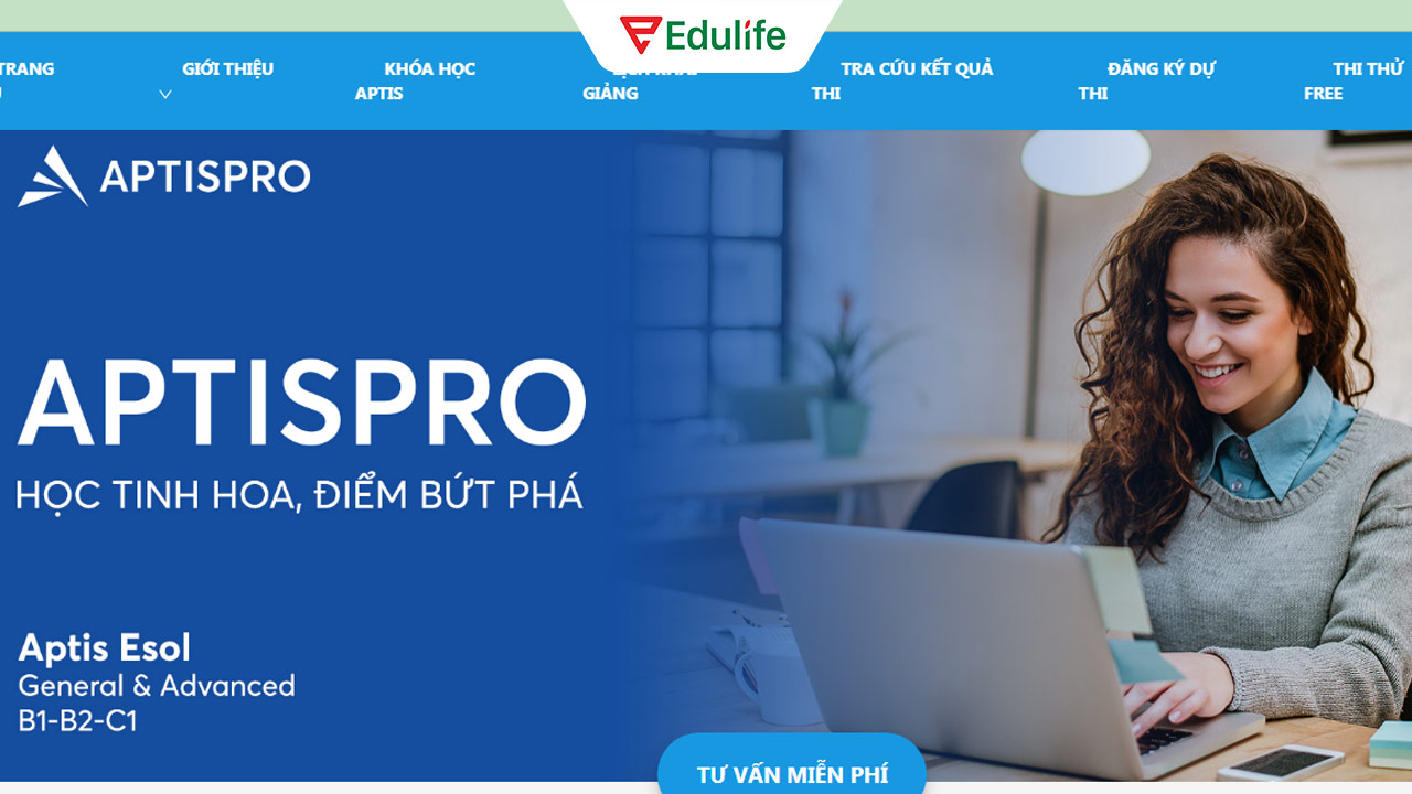 Aptis Pro luyện thi cho cả bằng B1, B2 và C1