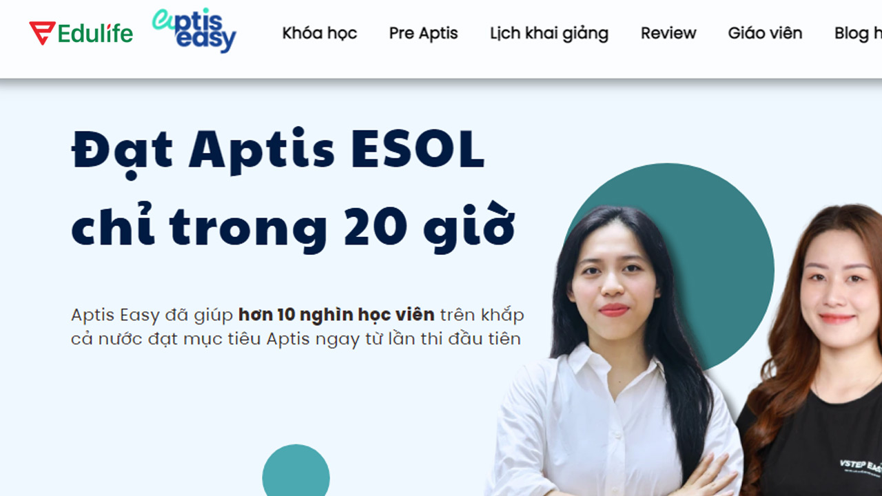 Nội dung học APTIS tại APTIS Easy tinh gọn, dễ tiếp cận