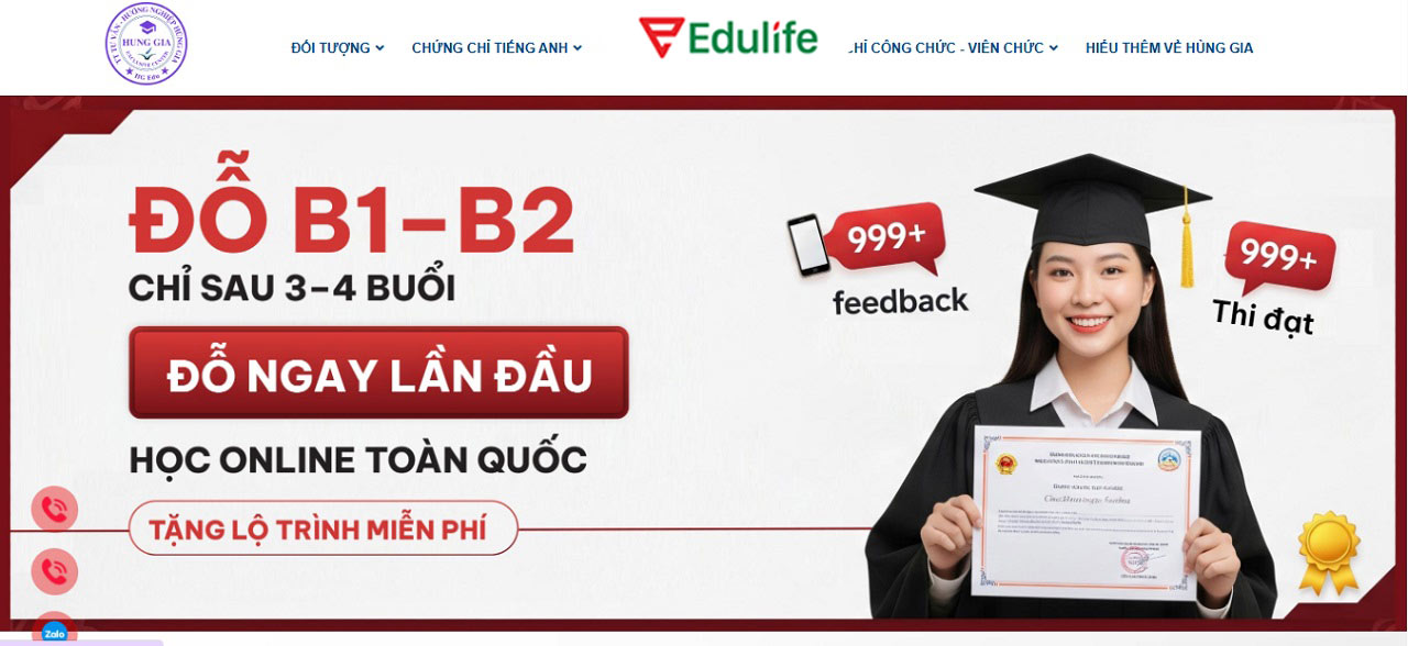 Hùng Gia Education chuyên cung cấp các khóa luyện thi cấp tốc
