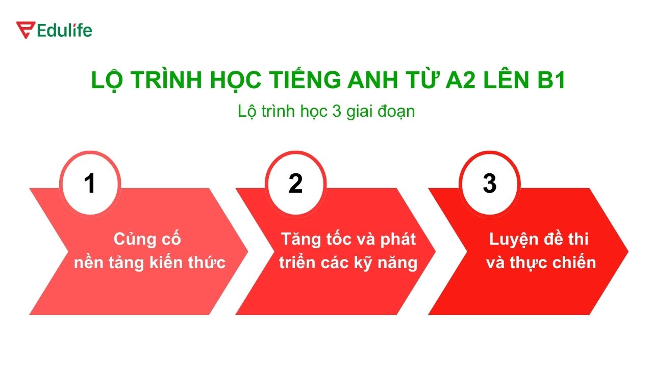 Lộ trình A2 lên B1 hiệu quả và nhanh chóng