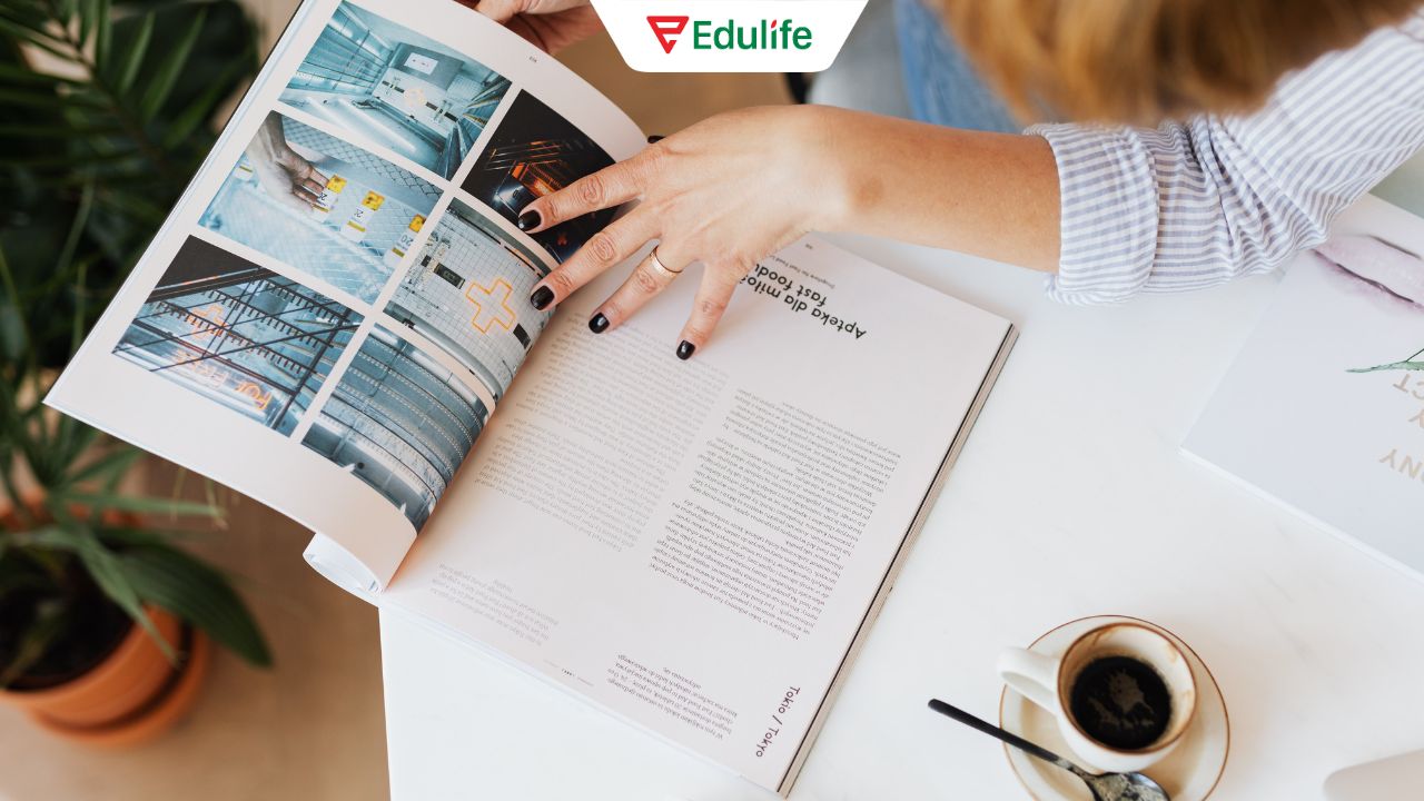 Đọc các tạp chí khoa học để mở rộng vốn từ vựng và ngữ pháp