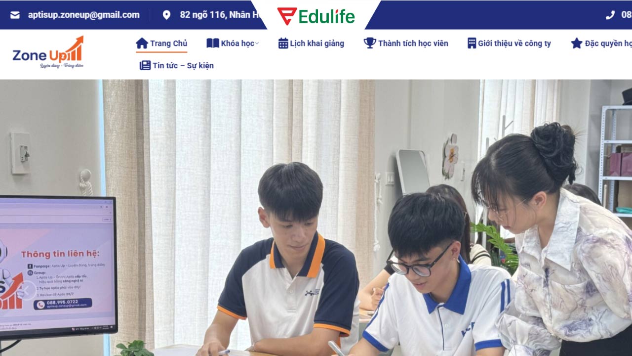 Giảng viên tại Zone UP tận tâm, giàu kinh nghiệm thực tế