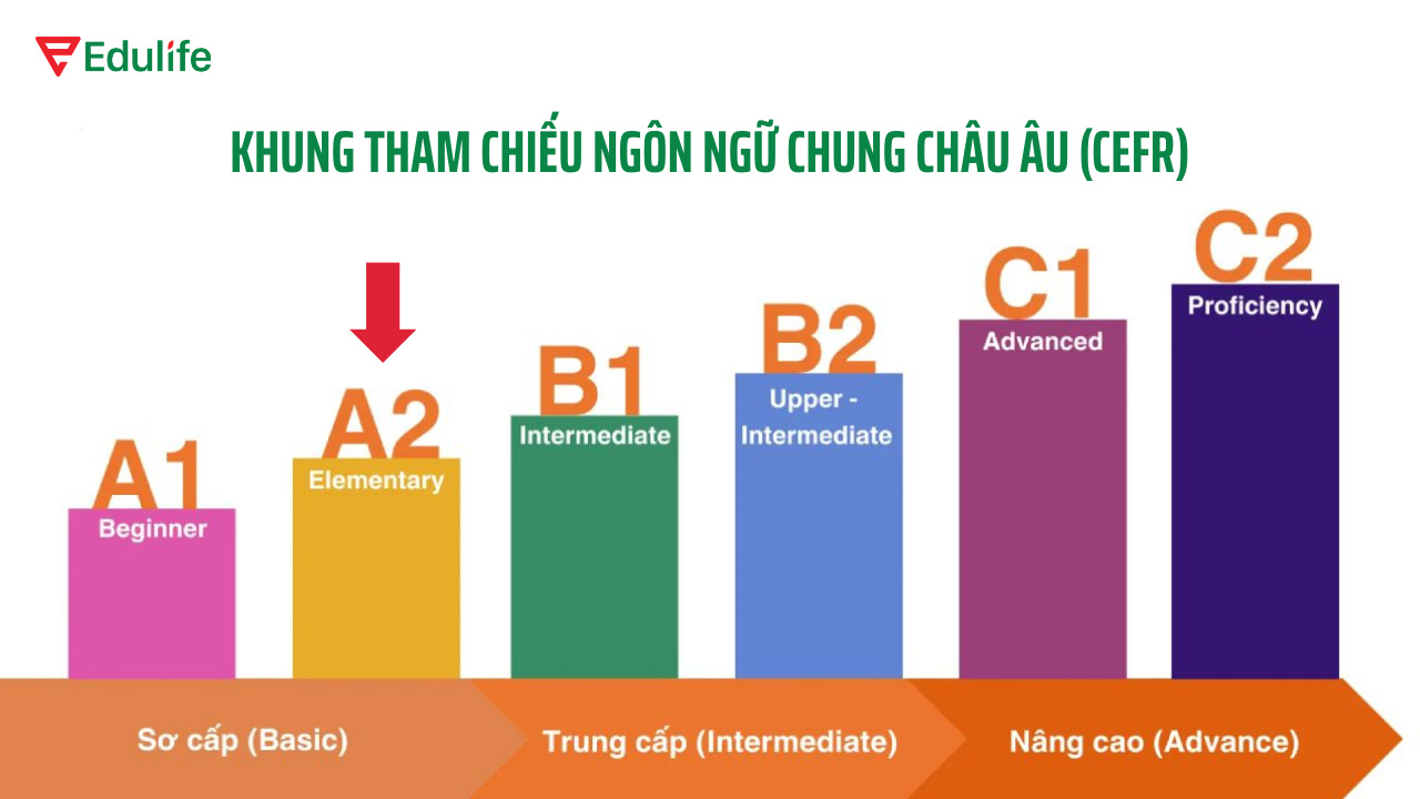 Trình độ tiếng Anh A2 là mức cơ bản trong khung tham chiếu năng lực CEFR