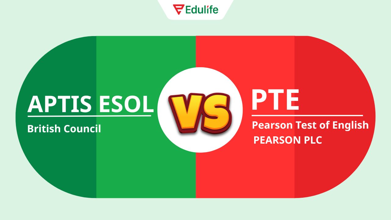 So sánh chứng chỉ Aptis ESOL và PTE chi tiết