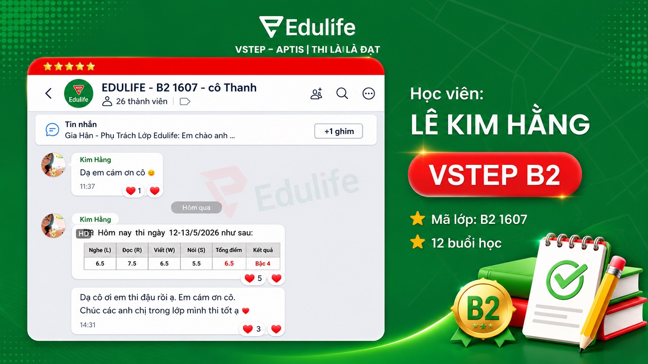 VSTEP B2 từng là thử thách lớn với Lê Kim Hằng