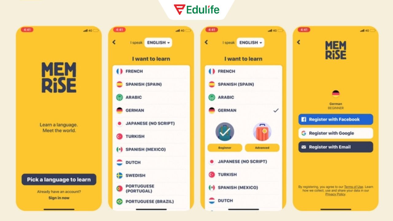 Memrise là ứng dụng luyện thi tiếng Anh B1 theo phương pháp vừa học vừa chơi Memrise là ứng dụng luyện thi tiếng Anh B1 theo phương pháp vừa học vừa chơi