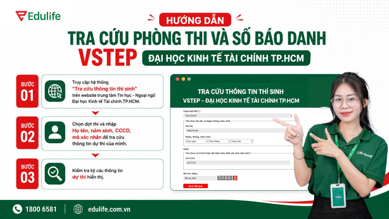 Cách tra cứu số báo danh và phòng thi VSTEP tại UEF nhanh chóng và chuẩn xác