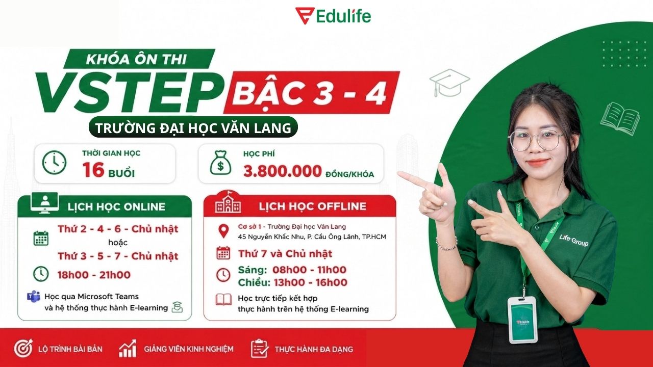 Review chi tiết khóa ôn thi VSTEP trường Đại học Văn Lang