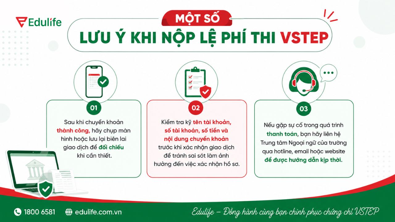 Bạn hãy kiểm tra kỹ các thông tin chuyển khoản trước khi giao dịch để tránh sai sót