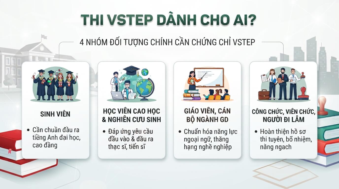 Ai nên đi thi vstep?