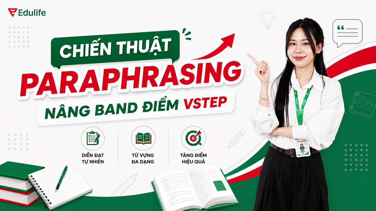 Cách paraphrase hiệu quả để nâng cao band điểm VSTEP