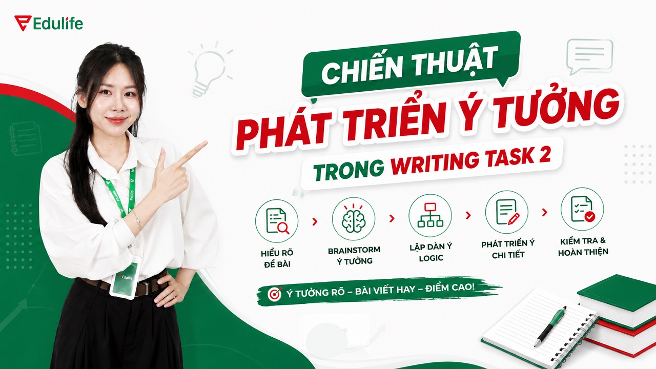 Phương pháp phát triển ý tưởng cho Writing Task 2