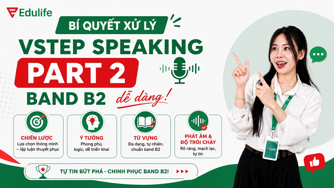 Hướng dẫn làm bài VSTEP Speaking Part 2 band B2
