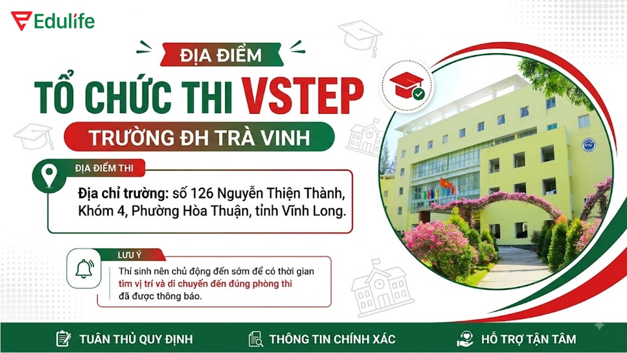 Trường ĐH Trà Vinh tổ chức thi VSTEP tại trường