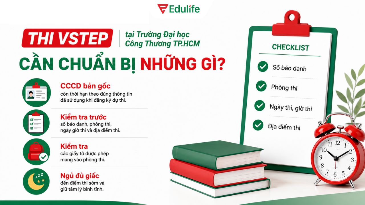 Thí sinh cần chuẩn bị giấy tờ tùy thân bản gốc để mang theo khi dự thi