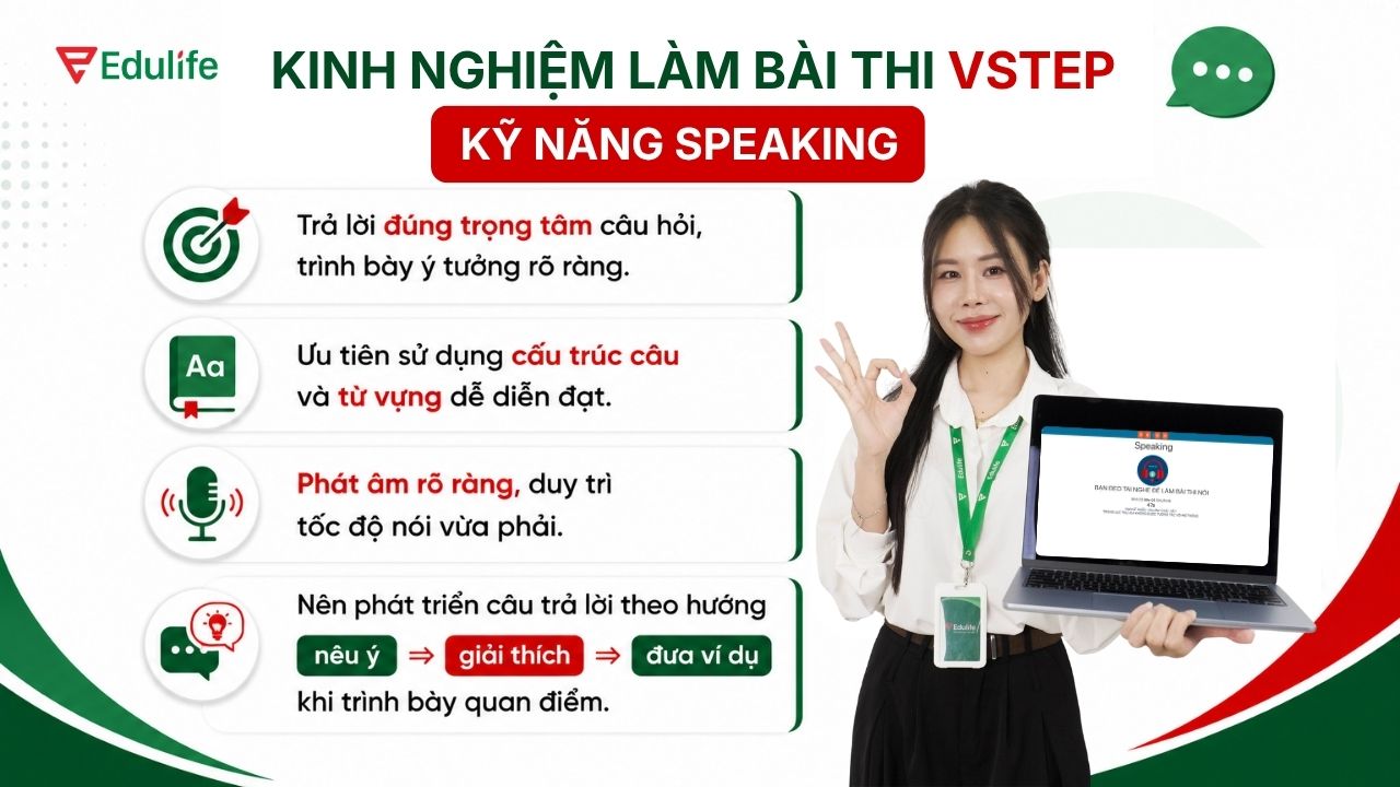 Kinh nghiệm làm bài thi VSTEP Speaking tại trường Đại học Lạc Hồng