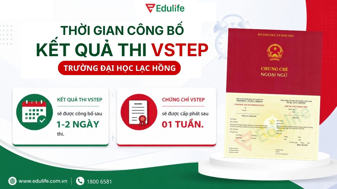 Trường Đại học Lạc Hồng sẽ công bố kết quả thi VSTEP sau khoảng 1-2 ngày thi Trường Đại học Lạc Hồng sẽ công bố kết quả thi VSTEP sau khoảng 1-2 ngày thi