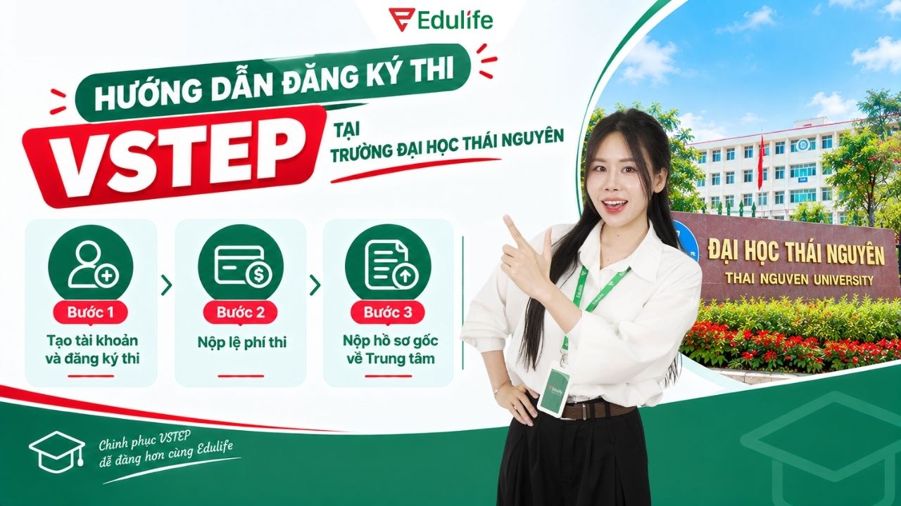 Hướng dẫn 3 bước đăng ký thi VSTEP tại Đại học Thái Nguyên nhanh chóng 