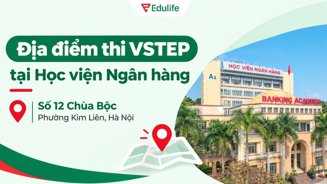 Review địa điểm thi VSTEP Học viện Ngân hàng