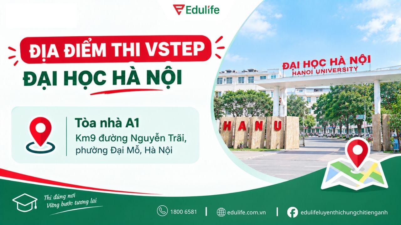 Review địa điểm thi VSTEP trường Đại học Hà Nội